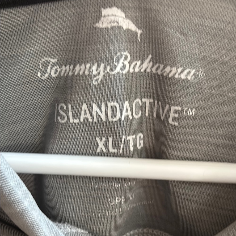 Tommy Bahama Gray islandactive XL hoodie - Picture 2 of 6